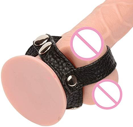 Pjeex SHIRT Best Aircraft Cup Sex Leather C-ock Ring P-Enis Ring Male Chastity Device Cage C-ockring Ball Stretcher Scrotum Delay Time Sexy Shop Sex-Toys for Men,Aircraft Cup Gay R20