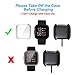 Compatible for Fitbit Versa 2 Case, 3 Pack Full Body Cover Soft TPU Screen Protector Case Anti-Scratch Protective Case for Fitbit Versa 2 Smartwatch