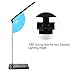 Coocheer LED Desk Lamp Adjustable Flexible Neck, Dimmable, Touch Sensitive with 5V/2A USB Charging Port, 4 Lighting Modes, 5 Level Dimmer