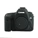 CEARI Flexible Silicone Case Camera Body Protective Cover Skin for Canon EOS 5D4 5D Mark IV Digital Camera + Microfiber Cloth - Black primary