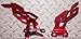 Yamaha R6 Heel Guards 2006 - 2015 Red