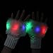 DX DA XIN LED Gloves, Light up Rave Gloves Finger Light Gloves Novelty Toys Kids 6 Adjust Modes for LightShow/EDM/Camping/Disco/Wedding/Party/Birthday Gifts (LED Fingerless Gloves)
