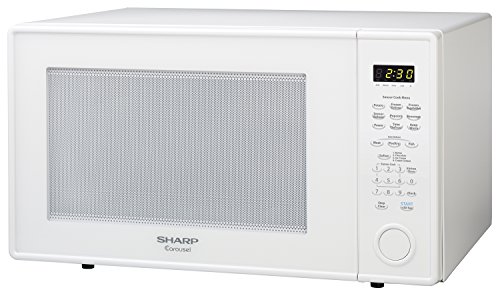 Sharp Countertop Microwave Oven ZR659YW 2.2 cu. ft. 1200W White with Sensor Cooking