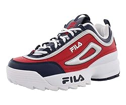Fila Kids Disruptor II Shoes Red/Red/White 6