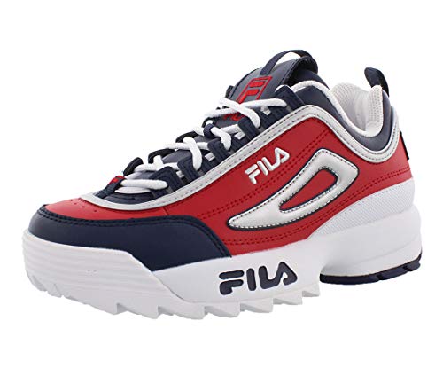 Fila Kids Disruptor II Shoes Red/Red/White 6