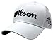 WILSON Staff Tour Mesh Hat Golf Cap Driver vs Driver White Adjustable WGH610DVD
