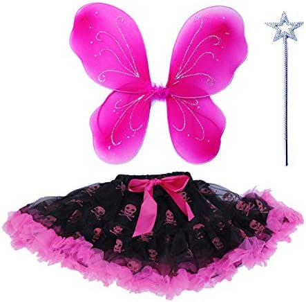 Dreamdanceworks Halloween Costumes for Girls Day of The Dead Dresses up Tutu Skirt with Skull (Skull Halloween)
