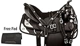 AceRugs Texas Star Silver Western Pleasure Trail Show Barrel Horse Saddle TACK Set Comfy