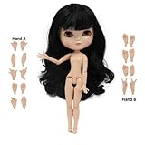 Dream fairy ICY dolls Fortune Days Toys 12 inch nude doll with natural skin and small breast joint body like blythe. (BL117, 30cm)