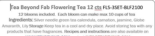 Tea Beyond FLS-3SET-BLF2100 12-Pack Fab Flowering Blooms Tea - Thumbnail 2