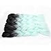 VCKOVCKO Ombre Jumbo Braiding Hair Extension Synthetic Fiber for Twist Braiding Hair, Jumbo Box Braiding Hair 24