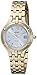 Seiko Women's SUT018 White Dial Gold-Tone Stainless Steel Watch