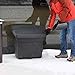 FCMP Outdoor - Outdoor Salt, Sand, and Storage Bin – Industrial Deck Box, Multi-purpose for Entranceways, Porch, Patio (SB140-BLK) Black (5 cu ft)