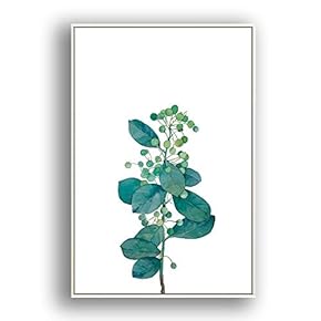 Framed Canvas Wall Art Beautiful Flowers in Grid Giclee Print Gallery Wrap Modern Home Prints Ready to Hang - 16x24 inches