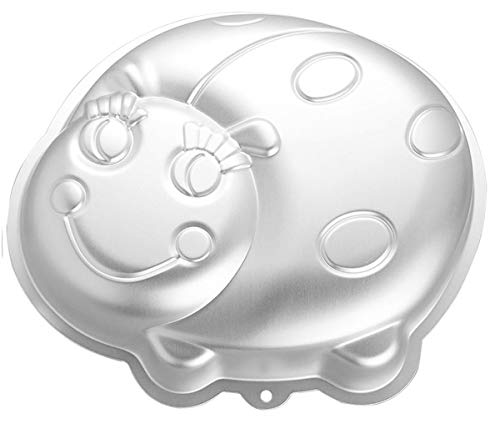 WJSYSHOP 10 Inch Ladybug Shaped Aluminum 3D Cake Mold Baking Mould Tin Cake Pan - Beetle