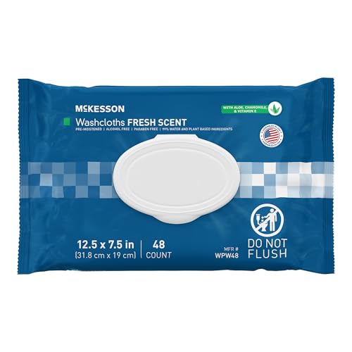 McKesson Washcloth Wipes Alcohol-free