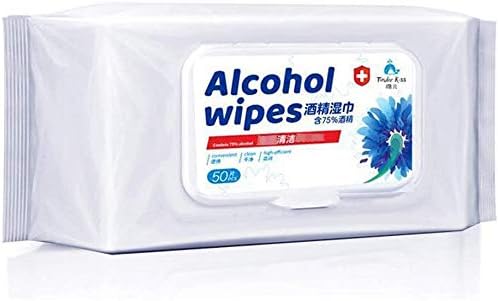 Detergent Wet Wipes, 75%,Wet Wipes，oft Wipes for for All-Purpose Cleaning， Very Suitable for Travel, Family, Party, etc.(50pcs / 1pack)