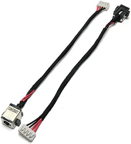 DC Jack Power Plug In Charging Port Connector Socket with Wire Cable Harness for ASUS X54A X55A X55U X55C F55A X55U F55 F55A F55U X55A-JH91 A55A Q500A Q500A-BHI Q500A-BSI