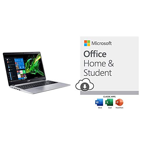 Acer Aspire 5 with Microsoft Office Home and Student 2019 Download | 1 person, Compatible on Windows 10 and Apple macOS