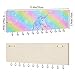 Beinou Wood Jewelry Organizer Wall Mount Rainbow Unicorn Jewelry Holder with 12 pcs Rotatable Hooks Girls Jewelry Storage Hanger for Earrings Necklaces Bracelets