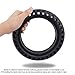 TOMALL Honeycomb Rubber Damping Solid Tire 8.5 Inch Front/Rear Tire Wheel Replacement for Xiaomi M365 Electric Scooter 2PCS