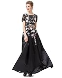 Joy EnvyLand Women Lace A Line Tunic Full Length Maxi Evening Prom Party Dress