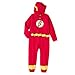 DC Justice League The Flash Children's One Piece Sleeper Pajamas Union Suit