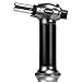 Culinary Butane Torch Lighter, Kitchen Blow Torch Gas Butane Refillable, Flame Adjustable with Safety Lock Portable for DIY, BBQ, Camping,Creme Brulee(Butane Gas Not Included,Black)