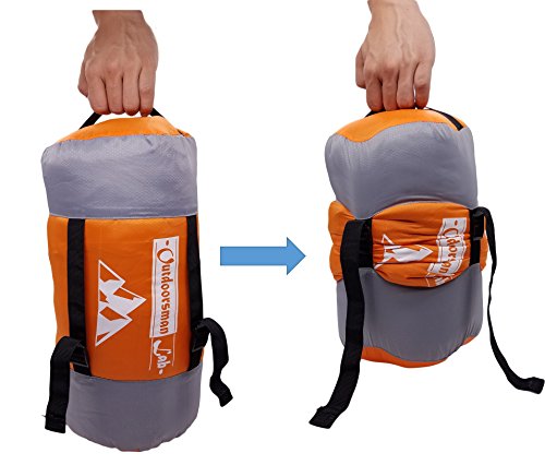 Outdoorsman Lab Sleeping Bag Compression Sack (Orange)