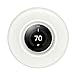 Metal Nest Learning Thermostat Wall Plate Compatible with Google Nest Learning Thermostat 3rd /2nd/1stGeneration 5.9 Inch White (Nest Thermostat not Included)