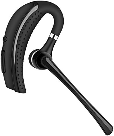 Bluetooth Headset,AOKII Wireless Bluetooth 4.1 In Ear Earpiece Earbuds Earphones Headphones with Noise Reduction,Hands Free with Mic for Office/Business/Workout/Driver/Trucker (Black)
