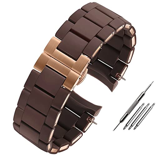 Clouism Silicone Rubber Watchband For AR5890 AR5889 AR5858 AR5920 AR5868 AR8023 Man 23mm Woman 20mm Steel In Rubber Watch Band Bracelet
