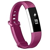 Adepoy Fitbit Alta Bands and Alta HR Bands, Newest Adjustable Replacement Wristband with Secure Metal Clasp for Fitbit Alta HR and Fitbit Alta