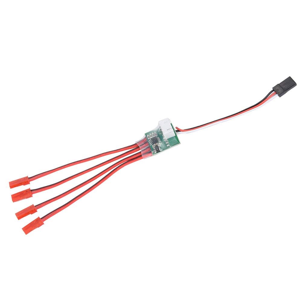 RC LED Light Bar Controller, PCB LED Light Strip Controller 3 Flash Modes Lighting Mode Switching Upgrade Parts for Remote Control Airplane