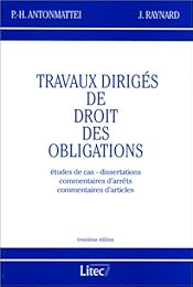 Travaux dirigés de droit des obligations