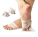 2 Pairs Women's Ballet Belly Dance Half Sole Paws Pad Foot Thong Dance Paw Shoes Forefoot Pads Toe Undies(M, White)