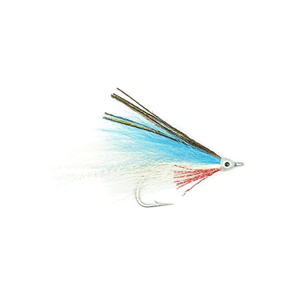 The-Fly-Fishing-Place-Leftys-Deceiver-Fly-Fishing-Flies-Collection-Assortment-of-4-Saltwater-and-Bass-Flies-Hook-Size-10