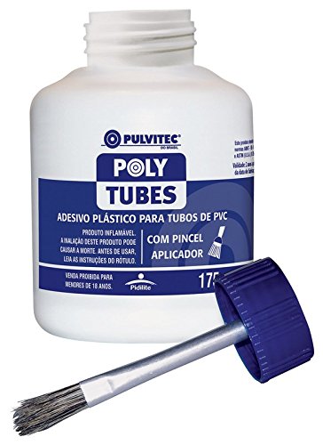 Cola PVC 175 g com Pincel Polytubes