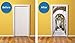 Windowpix DoorPix 32x80 / 32 x 80 3D Door Mural Wrap Glossy Bubble Free Sticker Arched Pathway to Gardens - Peel and Stick - Easy-to-Clean, Durable