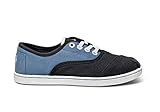Toms Blue and Black Block Youth Cordones 10001437