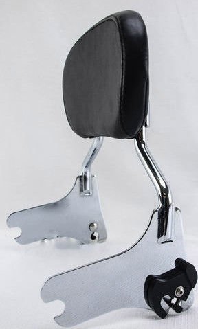 Harley HD Touring Street Glide FLHX Detachable Upright Passenger Sissy Bar Backrest Set(1997-2008)