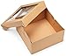 Cake Boxes 12x12x6 With Window [25 pack] Brown – Bakery, Cupcake, & Donut Cardboard Packaging Containers – By Cuisiner