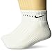 NIKE Unisex Performance Cushion Quarter Socks with Band (6 Pairs), White/Black, Large