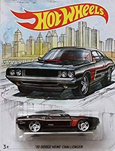 Detroit MUscle HOT Wheels Walmart Exclusive Black '70 Dodge HEMI Challenger DIE-CAST, WAL-MART Exclusive 1970 Dodge HEMI Challenger