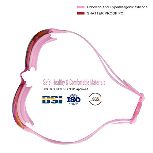 image for Kids Swim Goggles,Hurdilen Swim Goggles for kids Swimming Goggles with