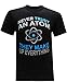 Never Trust an Atom They Make Up Everything Funny Men's T-Shirt