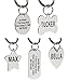 Providence Engraving Custom Engraved Stainless Steel Pet ID Tags - Personalized Front and Back Identification, for Large or Small Cats and Dogs, Round, Regular