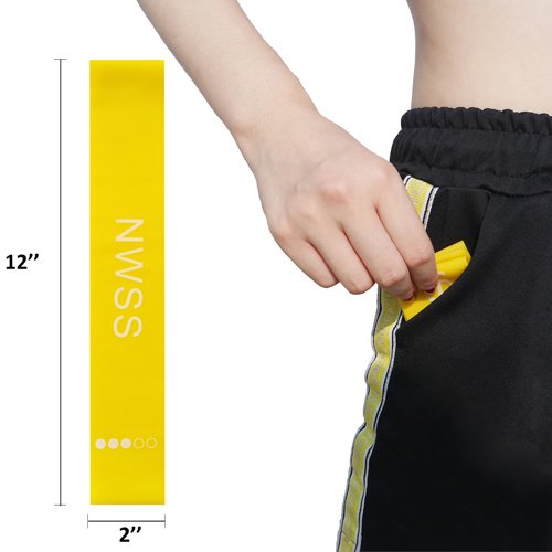 Bandas Ejercicio,Bandas Elásticas||Cintas Elasticas||Bandas de Resistencia para Piernas, Bandas Elasticas Fitness para Yoga, Pilates, Crossfit, Gym, Musculacion, Fisioterapia, Rehabilitacion