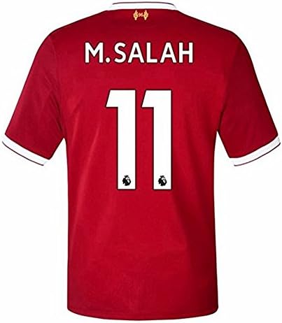 cyxwdhm Liverpool #11 M Salah Home Men Soccer Jersey 2017/2018 Color Red Size S