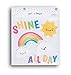 Summer Theme ''Shine All Day'' Gel Window Clings - 20 Piece